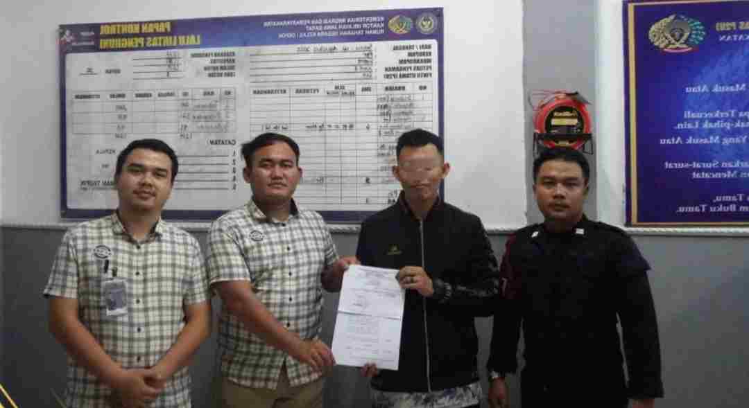 Dapat Amnesti Presiden, Seorang Warga Binaan Rutan Depok Resmi Bebas