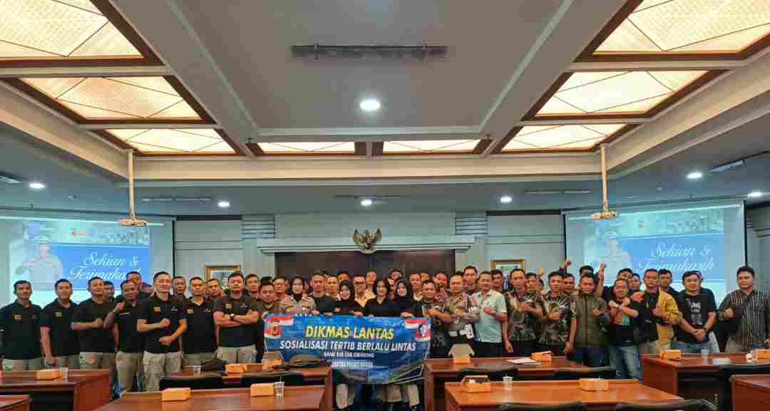 Satlantas Polres Bogor Gandeng Bank BJB Cibinong, Gelar Pelatihan Safety Riding untuk 80 Peserta