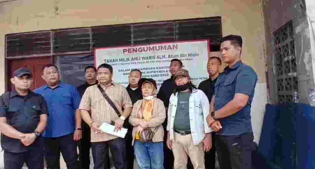 Andi Tatang Kawal Eksekusi, Ahli Waris Atum Menang Sengketa Tanah