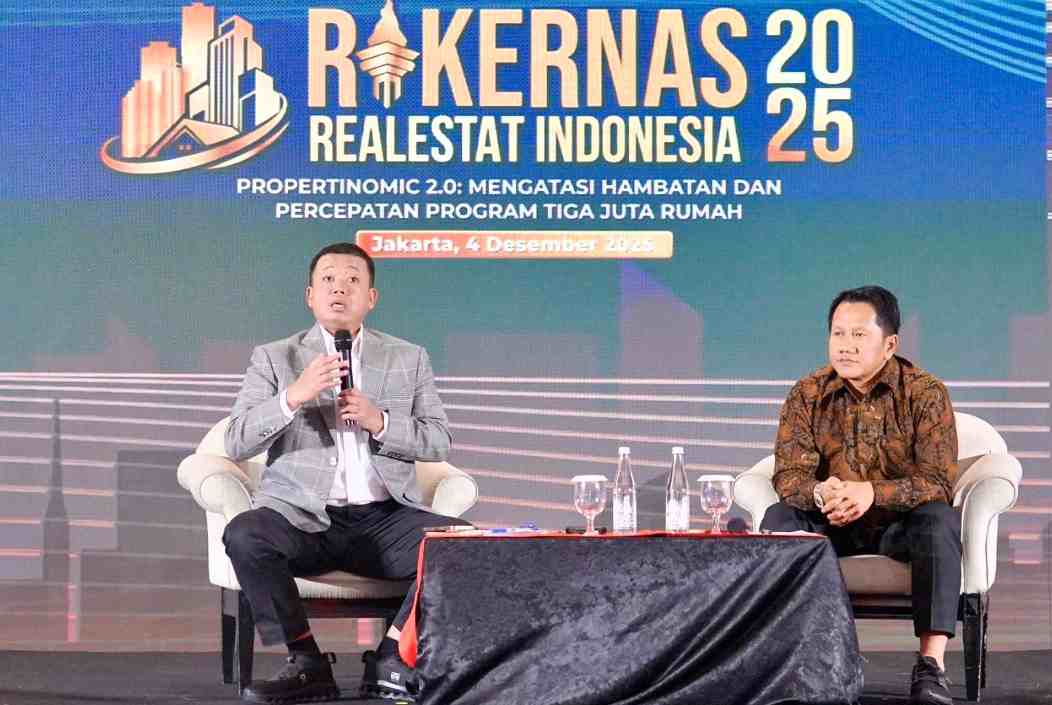 Rakernas REI 2025, Menteri Nusron Ajak Pelaku Industri Perumahan Tidak Lagi Manfaatkan Lahan LP2B