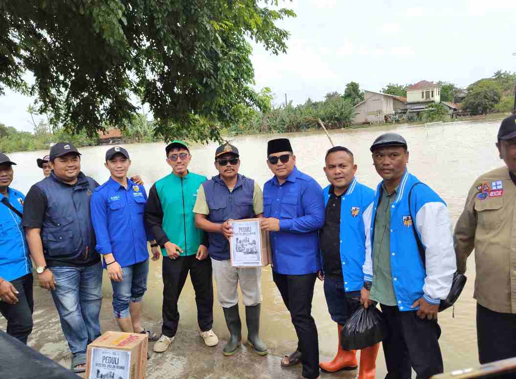 Wujud Peduli DPD KNPI Kabupaten Bekasi Salurkan Bantuan Kemanusiaan untuk Korban Banjir di Labansari