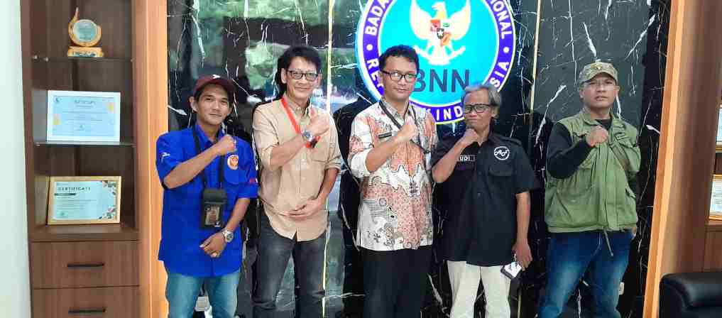 Perkuat Sinergi dan Kolaborasi, Tim Redaksi Anekafakta.com Sambangi BNN Kota Depok
