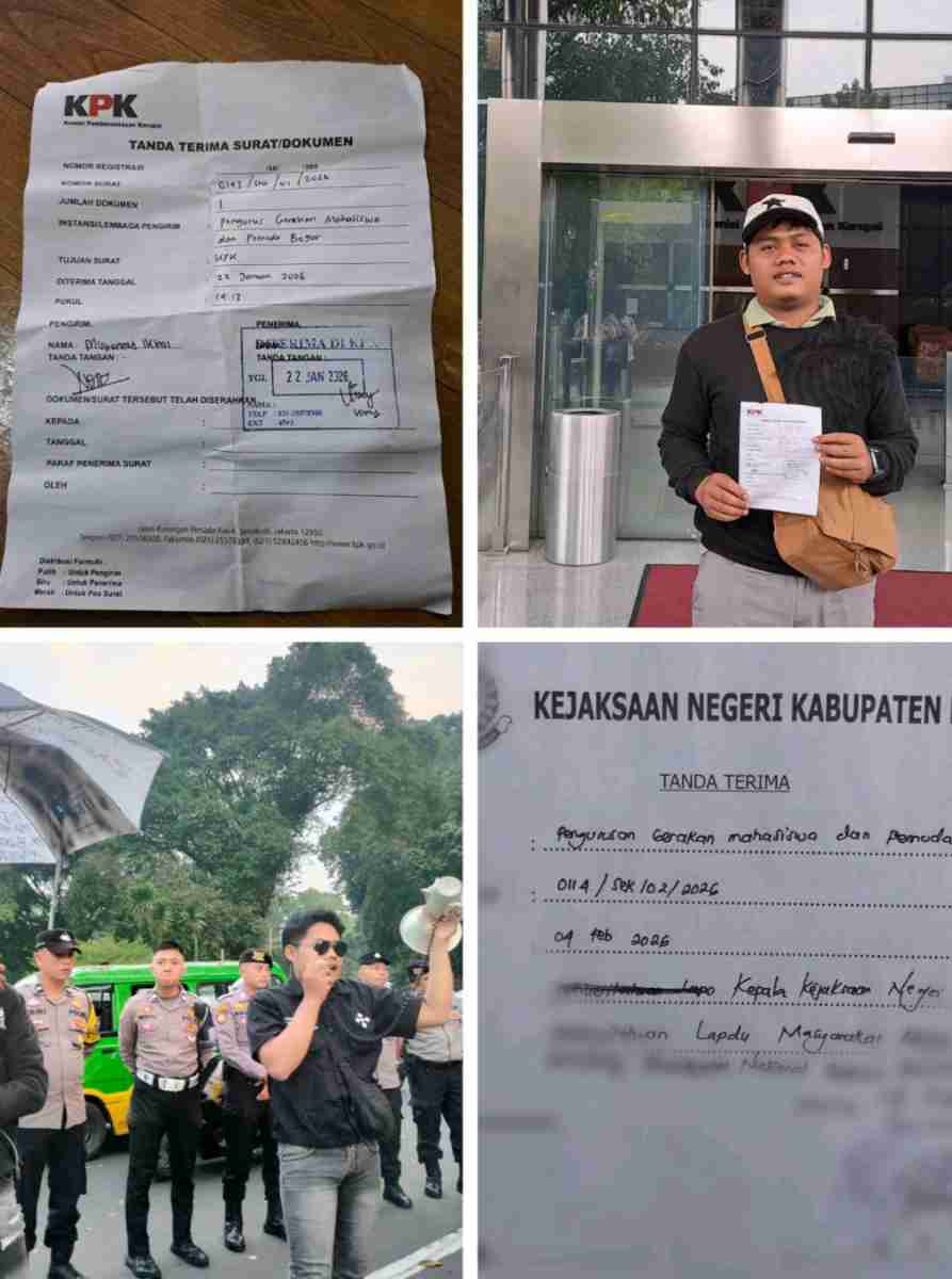 Usai Laporkan ke KPK, GMPB Kembali Buat Laporan ke Kejari Kabupaten Bogor Terkait Sarpras Dinas Pendidikan