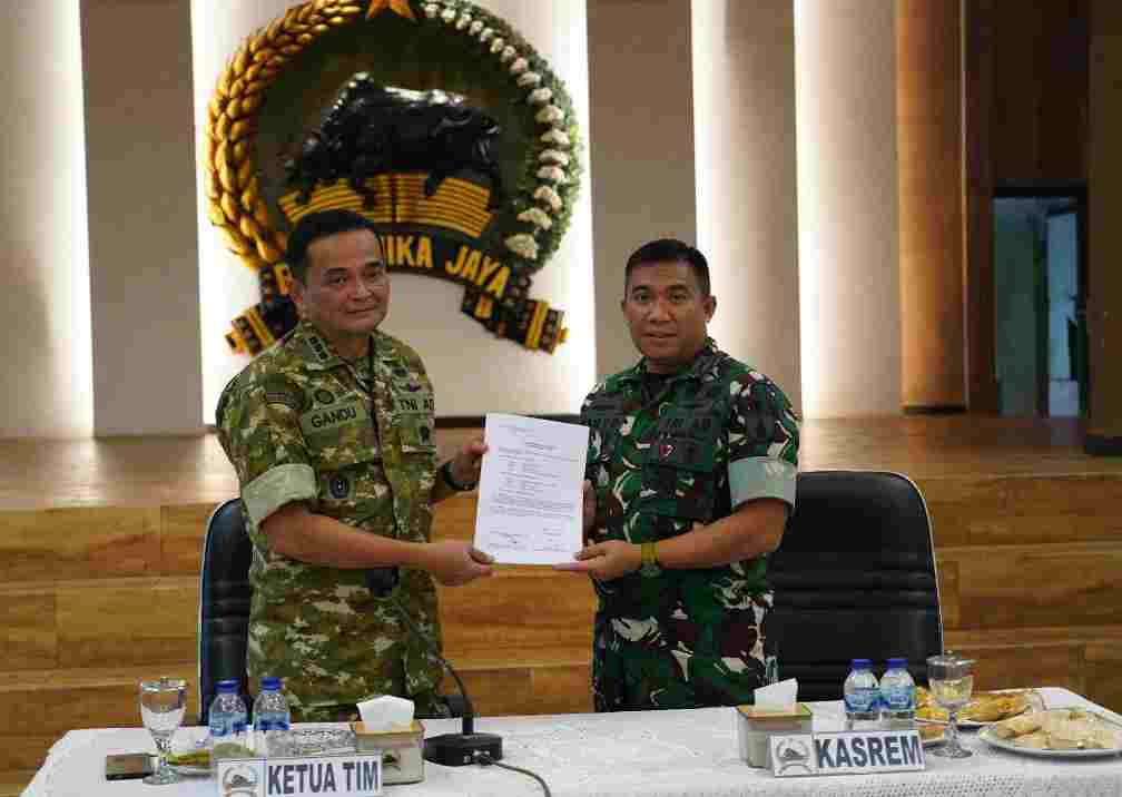 Perkuat Akuntabilitas, Korem 083/Bdj Terima Audit Itdam V/Brawijaya