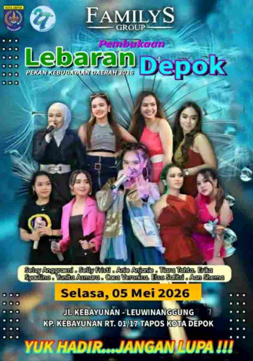 Spektakuler! Pembukaan Lebaran Depok 2026 Siap Guncang Panggung Budaya dan Hiburan Warga