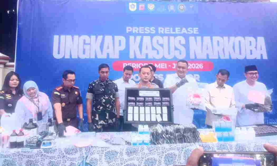 Polres Bogor Ungkap 41 Kasus Narkotika dalam Tiga Bulan, Bupati Rudy: Perang Melawan Narkoba Tanggung Jawab Bersama