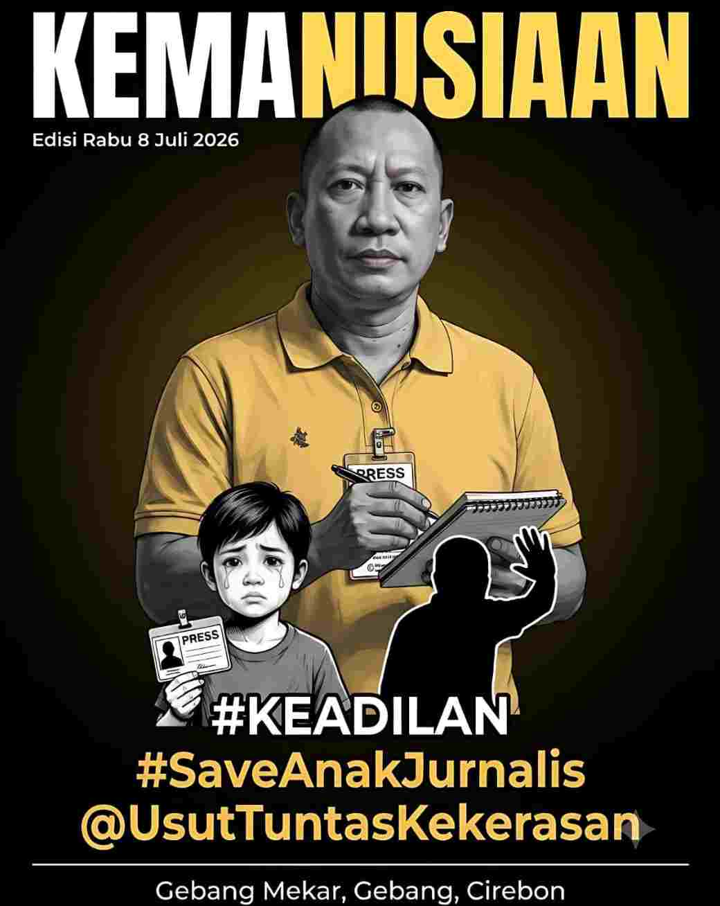 Kasus Dugaan Kekerasan Anak Jurnalis Belum Terungkap, Keluarga Minta Polisi Bertindak Cepat