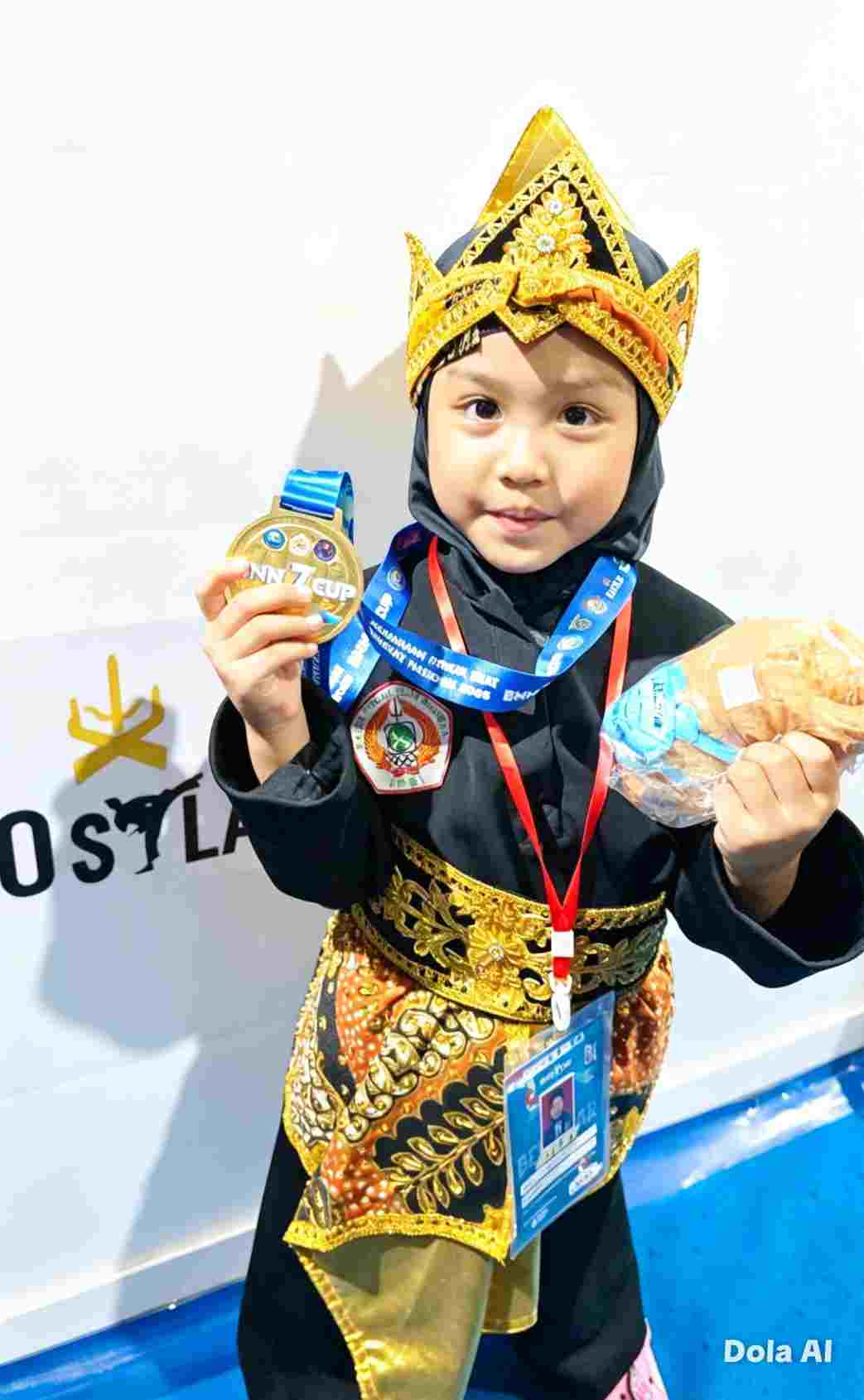 Atlet Cilik Depok Ajeng Carissa Gantari Pujiono Raih Juara I BNN Cup 7 Tingkat Nasional