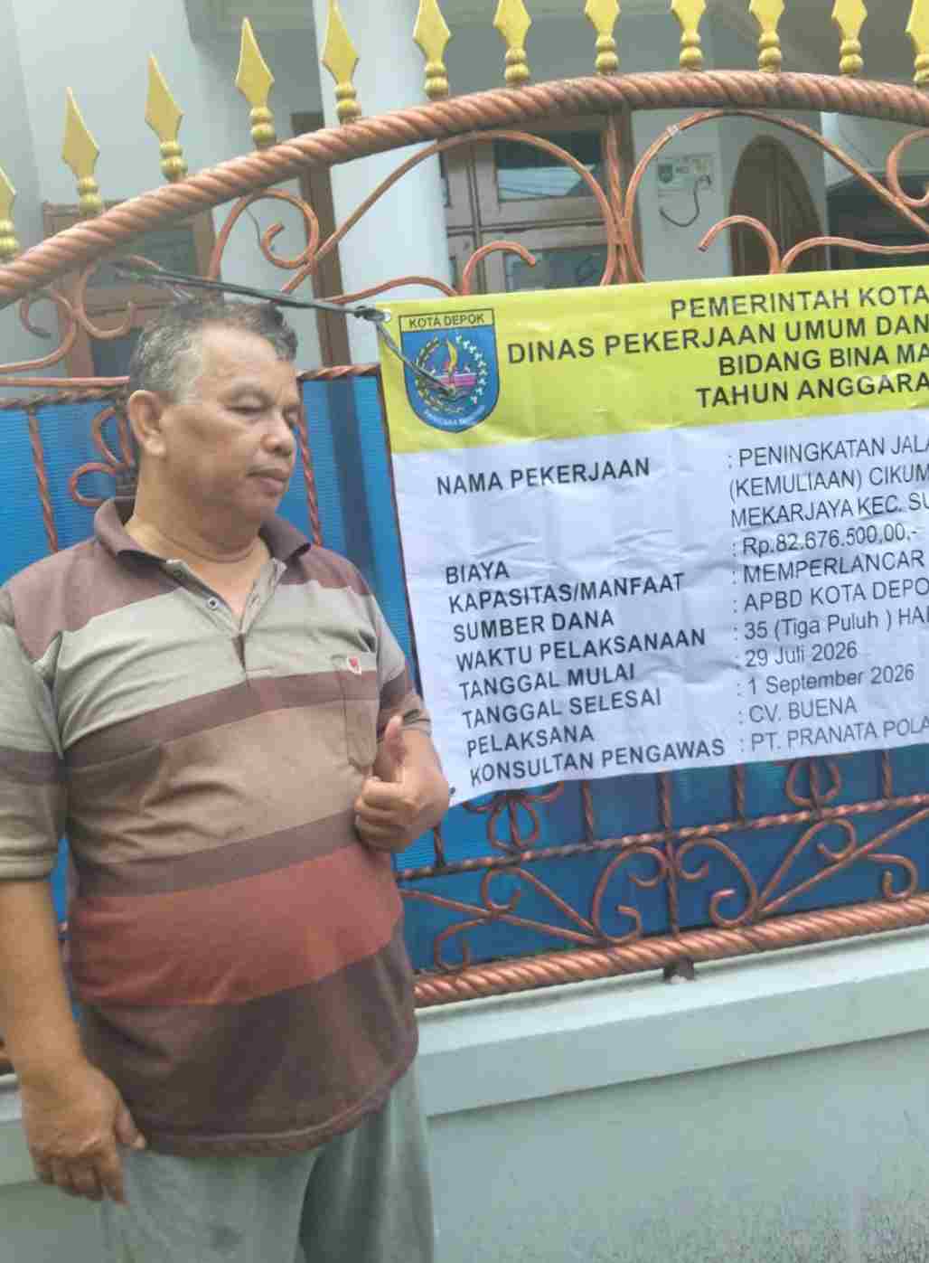 Jalan Lingkar Kemuliaan Cikumpa Ditingkatkan, Warga Diharapkan Kian Lancar Beraktivitas