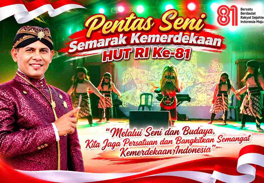 Pentas Seni Semarak Kemerdekaan di RW 05 Sukamaju Baru, Tari Warok Anak-Anak Curi Perhatian
