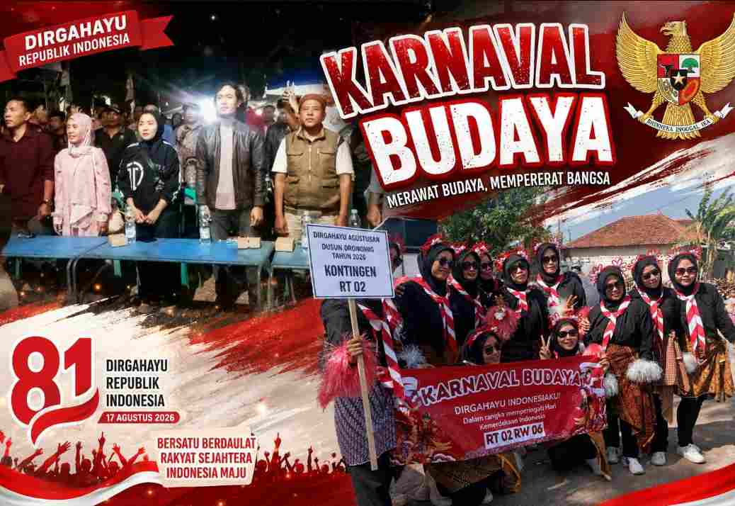 Dukuh Dronjong Bersatu Meriahkan HUT Kemerdekaan RI ke-81 dengan Karnaval dan Pentas Seni
